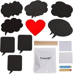 11pcs Large Size Blank Photo Booth Props Signs for all kinds of parties