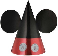 Mickey Mouse Disney Junior Birthday Party Cone Hats Lot of 2 Kids NEW Girls Boys
