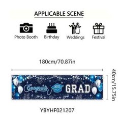 Class of 2025 Graduation Party Decoration Kit Cake Topper and Cash Gift Box Surp