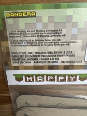 Minecraft Happy Birthday Banner 7.82 Ft Mojang Party Decoration NEW Sealed