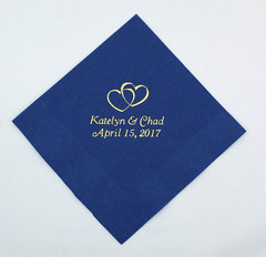 50 personalized napkins beverage party graduation wedding birthday baby shower