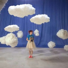 3D Artificial Cloud Wedding Party Fake Cloud Cotton Home Stage Decoration H7