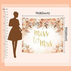 Bridal Shower Decorations Bundle, Backdrop, Photo Props, Balloons Confetti, Game