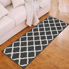 SHACOS Kitchen Runner Rug 2×6 ft Washable Non 2′ x 6′, Dark Grey