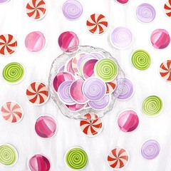 100 PCS Candy Confetti Double Side Table Decor Baby Shower Birthday Party