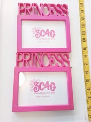 Princess photo frames lot(2) pink as seen