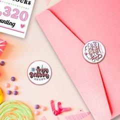 Happy 15th Birthday Decorations, Unique Gifts , Pink
