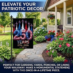 250th Anniversary American Garden Flag – Patriotic Decor for Independence Day