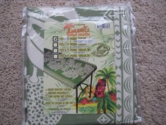 Hawaiian Fitted Picnic Tablecloth Fits 8 feet 96×30″ picnic table Luau party