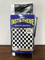 Insta-Theme Checkered Backdrop Party Backdrop 30 Ft. No.52089 Wall Mural