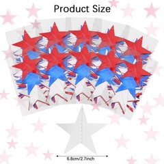 Bcxfbxd Glitter Star Garland Banner Decor 130 Feet Star Garland Hanging Bunti…