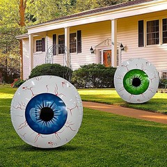 Halloween Inflatables Eyeball Decorations Home Garden Party ornament Gift JQ