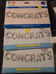 Bulk Party Décor 14″ CONGRATS Balloons, CHEERS, LET’S PARTY, PARTY 72″ banners