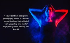 10 x 7 FT Black Backdrop Background for Photography, High Density Polyester