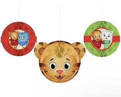 Daniel Tiger’s Neighborhood Honeycomb Decorations