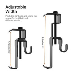 GEZIDEA Brick Hanger,Brick Hooks,Brick Clips for Hanging Outdoor Pictures,No …