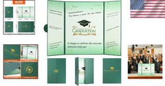 2026 Graduation Memory Book – Elegant Autograph Sign-In with Gold Embossing