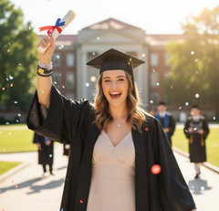 Graduation Gifts – 6 Pack Black Graduation Bracelets for Her | 2026 2027 Graduat