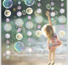 Transparent Bubble Party Decoration Garlands 7 Ft – A0144