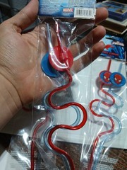 3x 2PCS EACH Marvel Ultimate SPIDERMAN KRAZY Straws Birthday Party Hero NEW