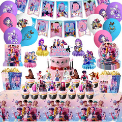 Kpop Demon Hunter Birthday Party Supplies and Decorations for 16 Guests – Banner