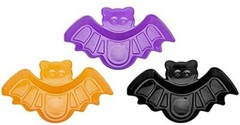 Bat Shaped Plastic Sweetie Trays Candy Dish for Halloween Parties ONE random