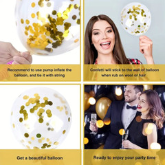 20 Graduation Party Balloons Decorations 12 Inch Black White Gold College Kids