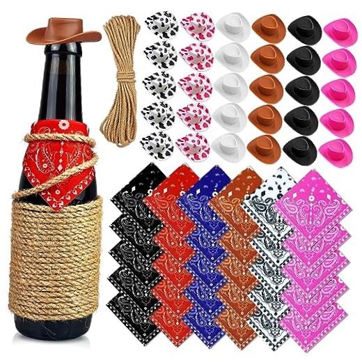 Western Centerpieces Western Party Decorations for Craft Birthdays scarf rope