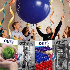 Navy Blue Giant Balloons 9 Pcs, 36 Inch Jumbo Large Latex Balloons for Kid’s …