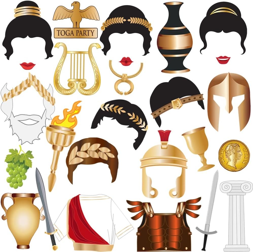 Greek Party Decorations Toga Party Decorations Ancient Greek Photo Booth Props