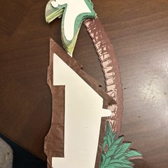 Beistle Palm Tree Tabletop Honeycomb Decor Set of 4 Hawaii Tiki Party Bar Kitsch