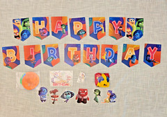 Inside Out Party Supplies Birthday Decor Classroom Decor Banner US Seller! Fast