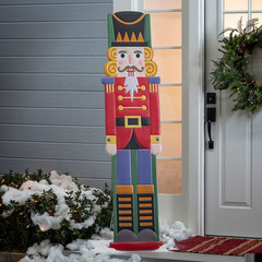 69 3/4″ Life-Sized Metal Iron Soldier Christmas Decoration – Morris Costumes