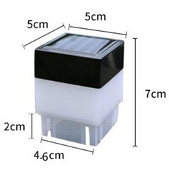 Solar LED Post Lights 4 Pack Energy Efficient Outdoor Lighting for Gardens