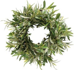 Fake Plants Olive Branch Artificial Plant Outdoor Decoration for Green 12pcs