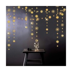 pinkblume Gold Star Party Decorations Kit Sparking Twinkle Star Garland Glitt…