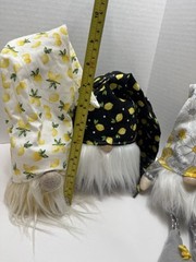 Summer Sunflower Gnome Plush Doll Spring Gnomes Bees Day Easter Party Lot Of 3