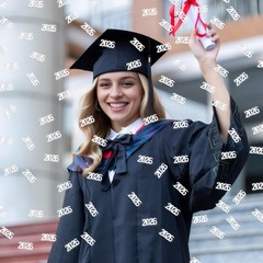 Silver 2026 Confetti Graduation Glitter Grad Table Scatters Class Party