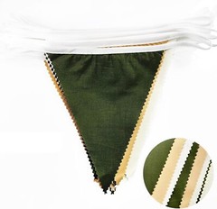 32Ft Sage Green Party Decorations Olive Tan Brown Beige Ceram