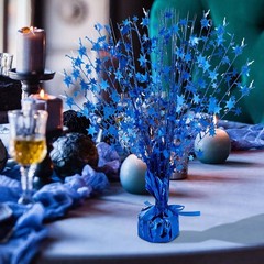 3 Pieces Metallic Foil Spray Centerpiece Birthday Table Decoration Star Burst
