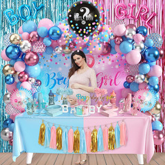 109Pcs Gender Reveal Decorations Boy or Girl Gender Reveal Party Supplies Includ