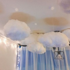 Realistic Clouds White Fake Cloud Festival Party Home Stage Hanging Decor 2019