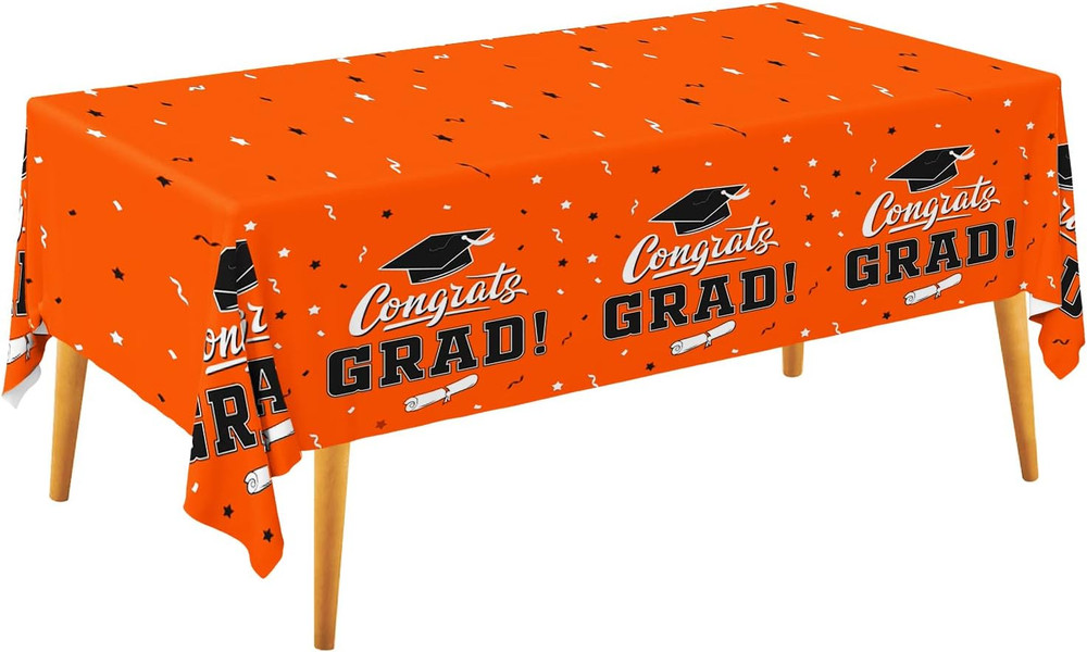 Graduation Party Decorations, Gongrats Grad Tablecover for Graduation Party Supp