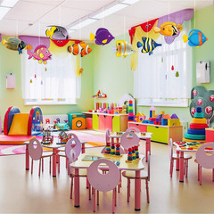 45 Pieces Tropical Fish Cutouts for Classroom Decor Colorful Ocean Animal Cutout