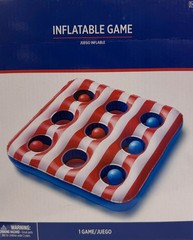Red, Blue, & White Patriotic Plastic Toss Game – Pack of 7 – Fun Design, Perfect
