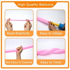260q Long Balloons Assorted Color for Balloon Garland DIY Party Decorations