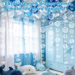 Bubble Garland White Bubble Decorations Decor – Pre-Assembled Hanging Bubble …