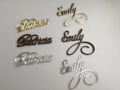 Personalized Wedding Place Cards Acrylic Table Name Calligraphy Wedding Any Font