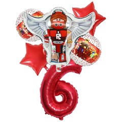 Robot Game Theme Balloon 6pcs Set For Birthday Decoration And Fast Shipping USA