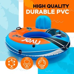 Inflatable River Tube Float – Heavy Duty River Float Pool Floats Lake Premium…
